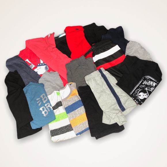 Carter's Other - Boys XS Bundle Lot 18 Items Play Shirt Shorts Tank